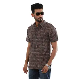 MENS SHORT SLEEVE CASUAL SHIRT